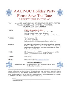 AAUP-UC 2014 Holiday Party